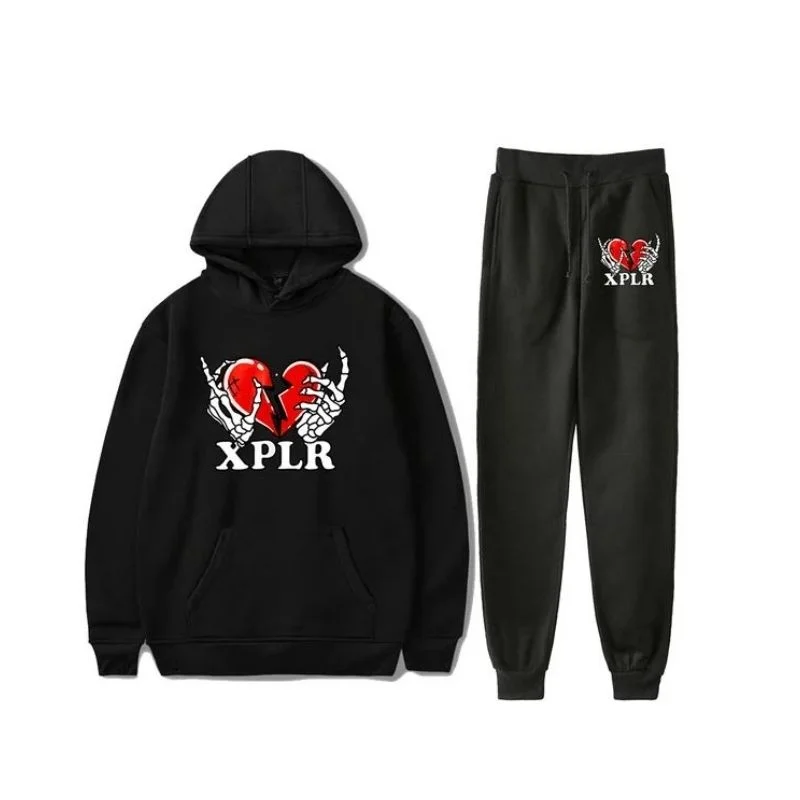 XPLR Heartbreak Black Tracksuit