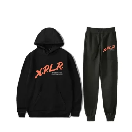 XPLR Sam and Colby Black Tracksuit
