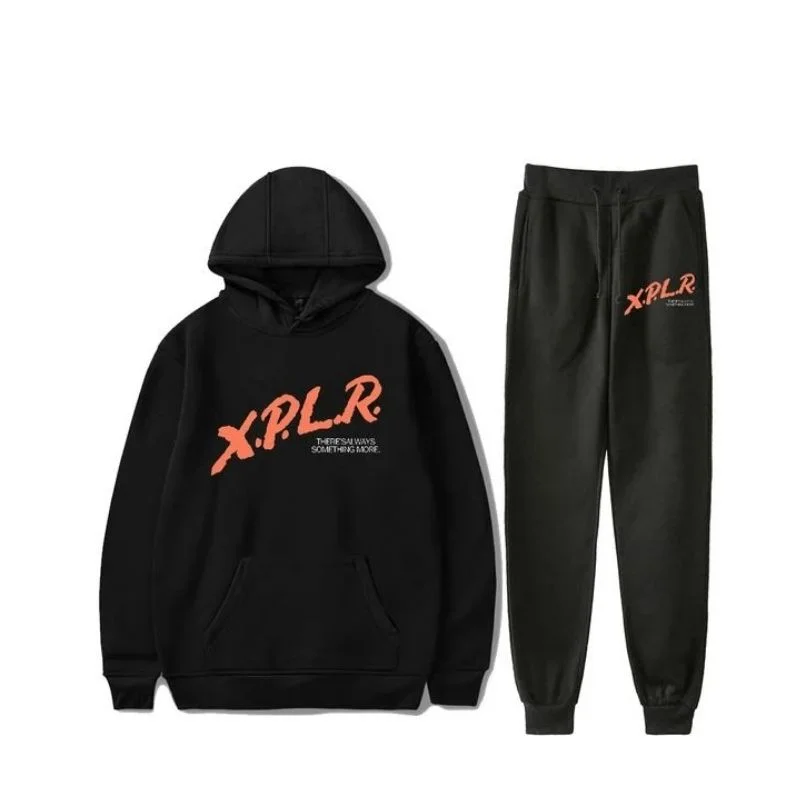 XPLR Sam and Colby Black Tracksuit